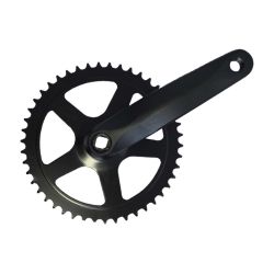 Klaņi 1z 44T 3/32" 170mm ALU Crank Steel Chainring